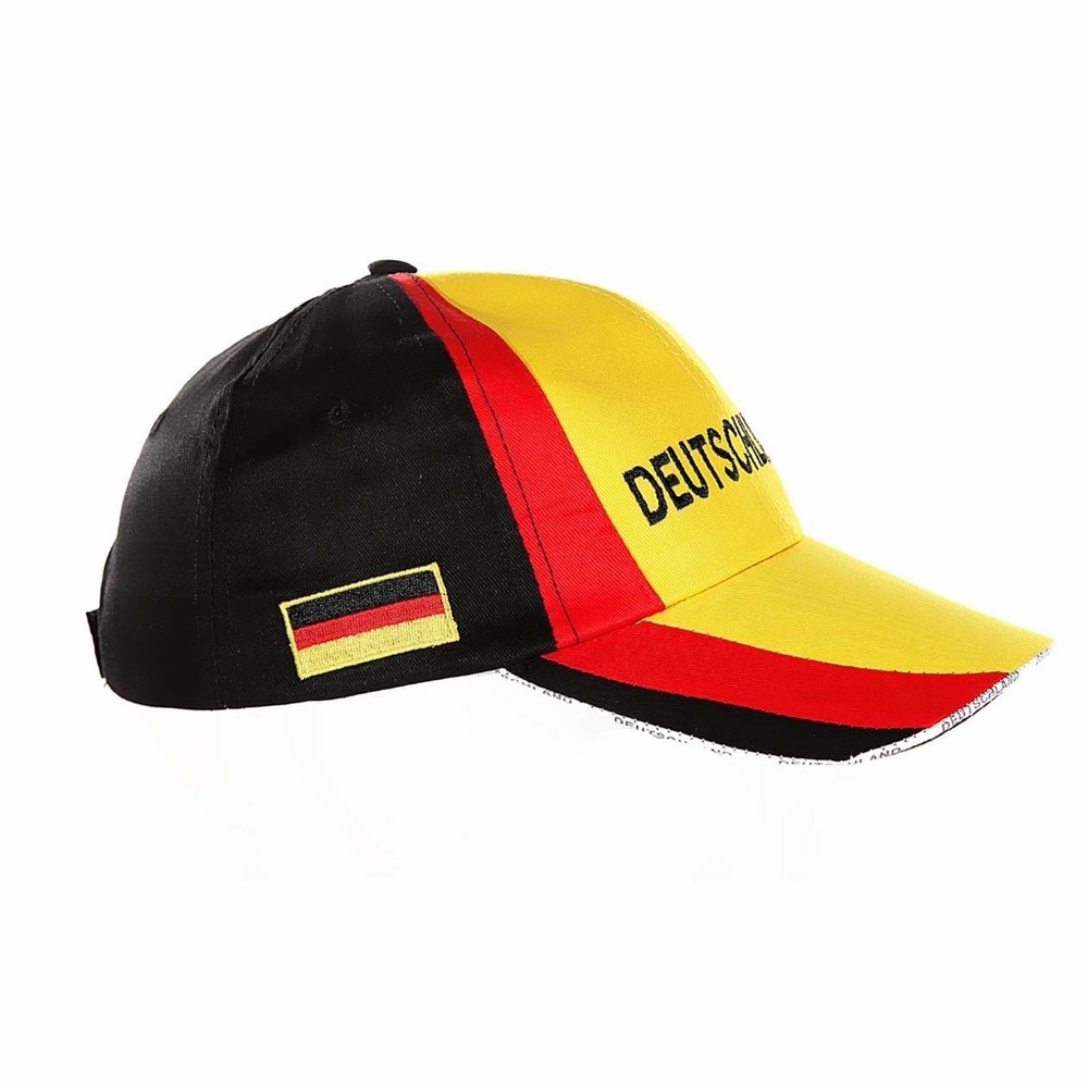 Germany Flag Baseball Cap “Deutschland" 100% cotton adjustable strap unisex